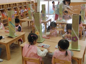 こうもりさんの羽、何色にし